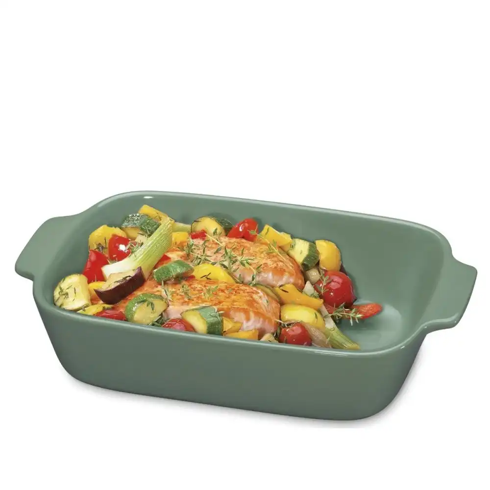 Alternative view of Küchenprofi Porto 2 Qt. Rectangular Gratin Dish | Jade