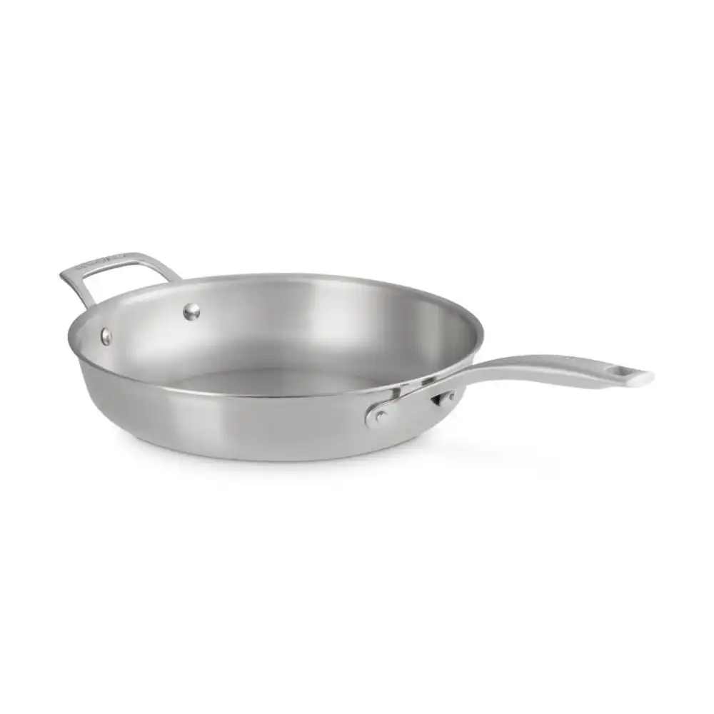 Alternative view of Le Creuset Essential Stainless Steel 11" Shallow Round Fry Pan