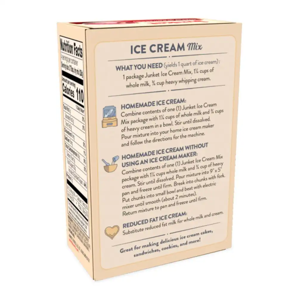 Alternative view of Junket  Ice Cream Mix | Strawberry