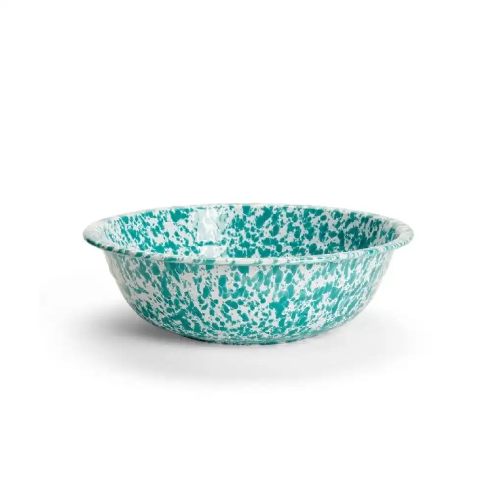 Crow Canyon 4Qt. Small Basin | Turquoise Splatter