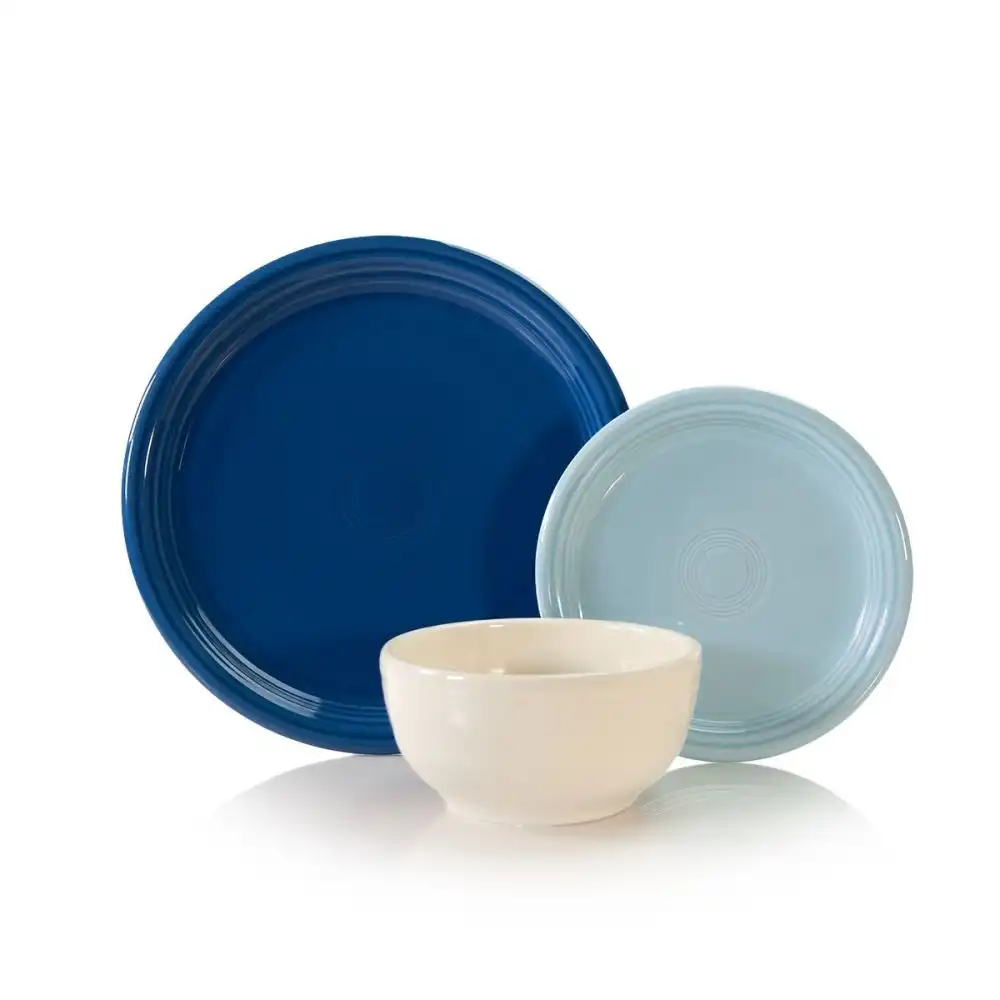 Fiesta® 12-Piece Bistro Coupe Place Setting | Cloud Cover
