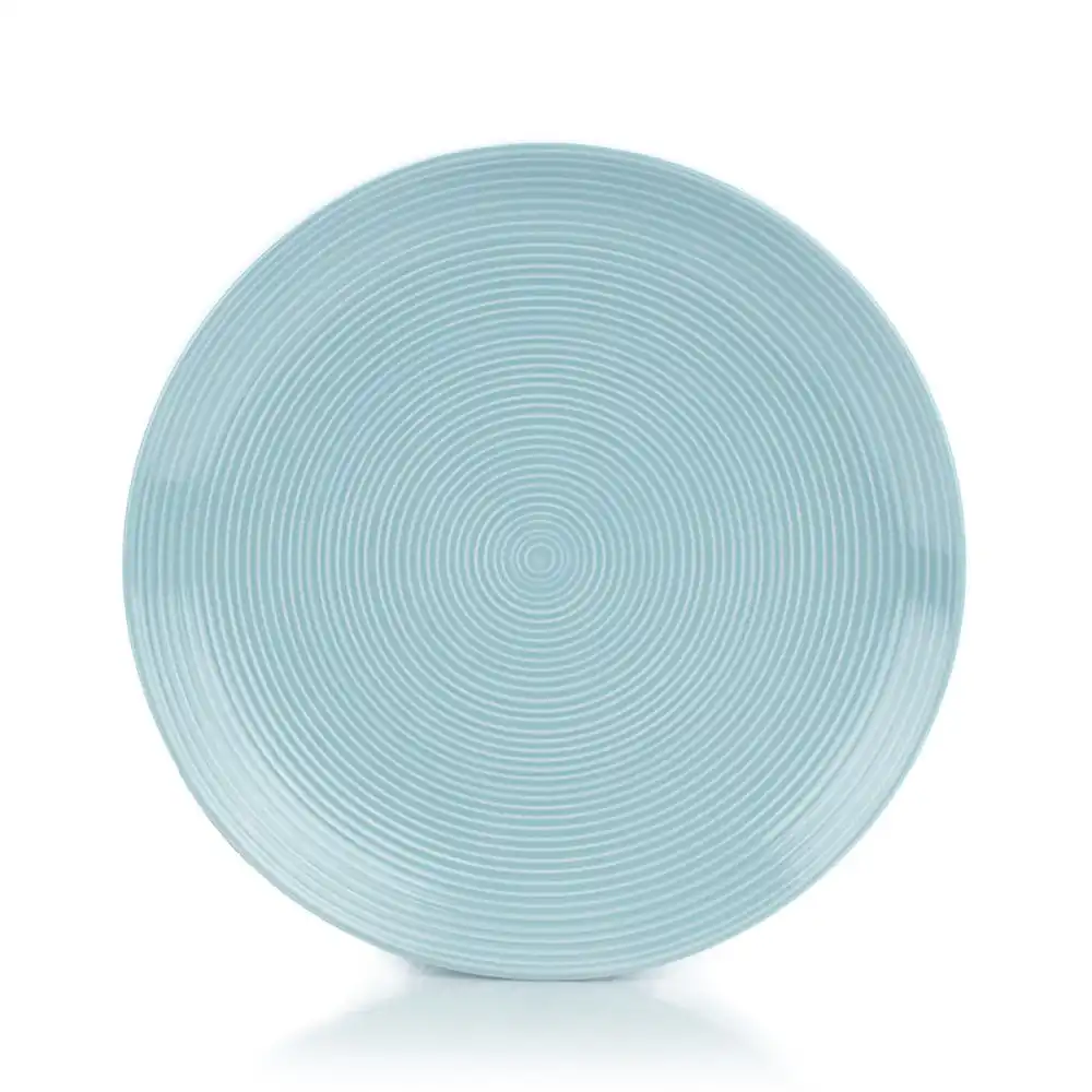 Alternative view of Everything Kitchens Colorful Glazed 10.5" Dinner Plates (Set of 4) | Blue