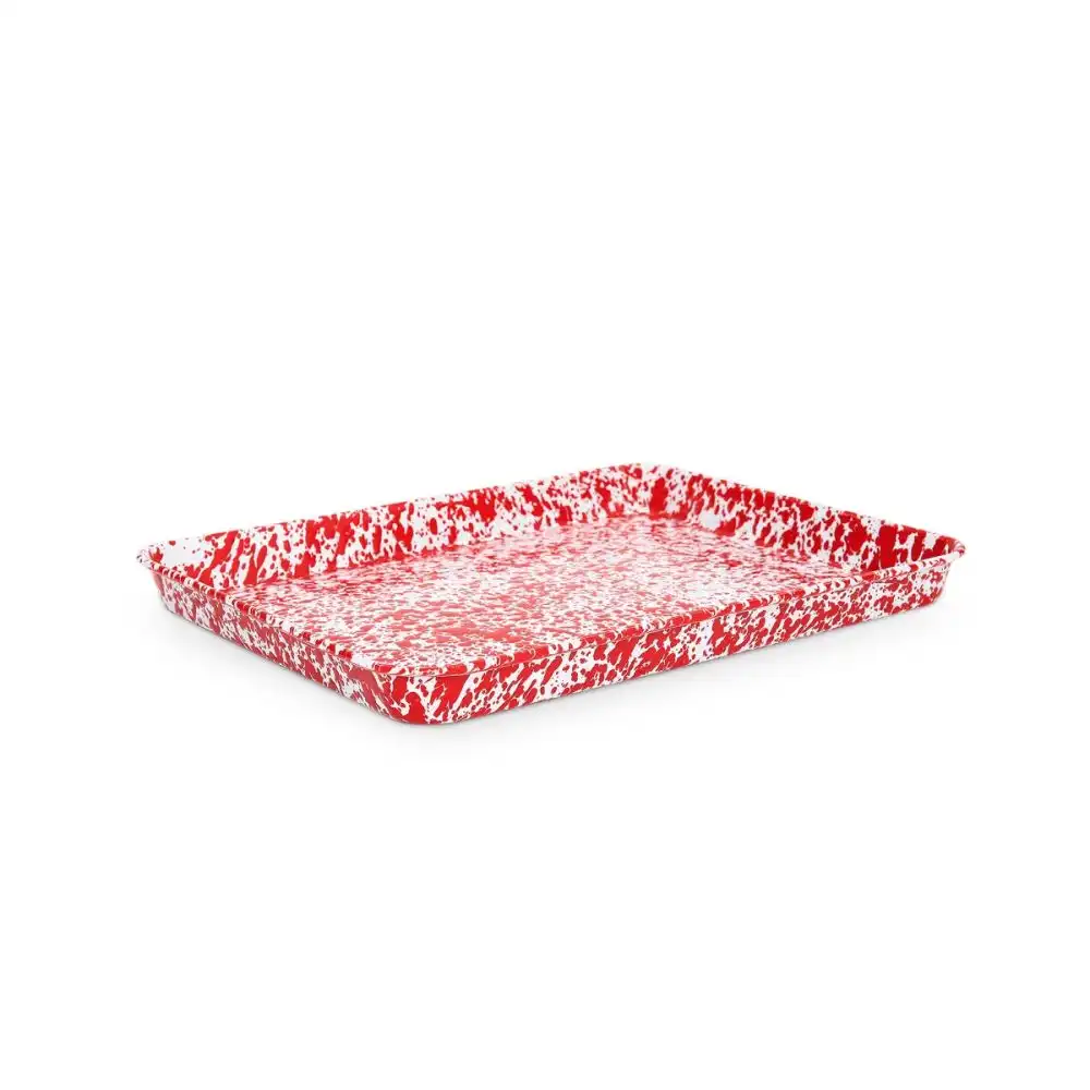 Crow Canyon Jelly Roll/Large Rectangle Tray | Red Splatter