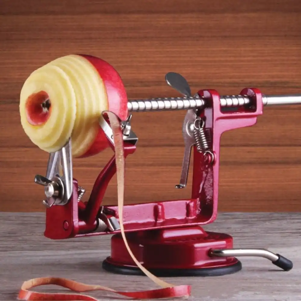Alternative view of Johnny Apple Peeler with Suction Base