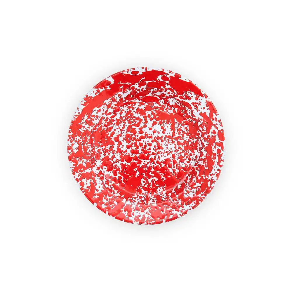 Crow Canyon 10.25" Dinner Plate | Red Splatter