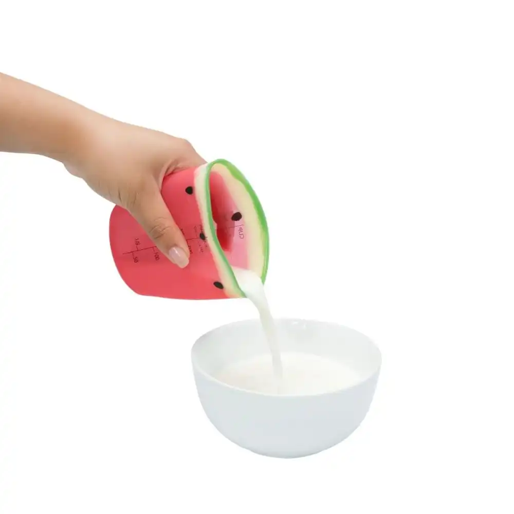 Alternative view of Charles Viancin Watermelon Measuring Cup/Travel Cup | 1-Cup