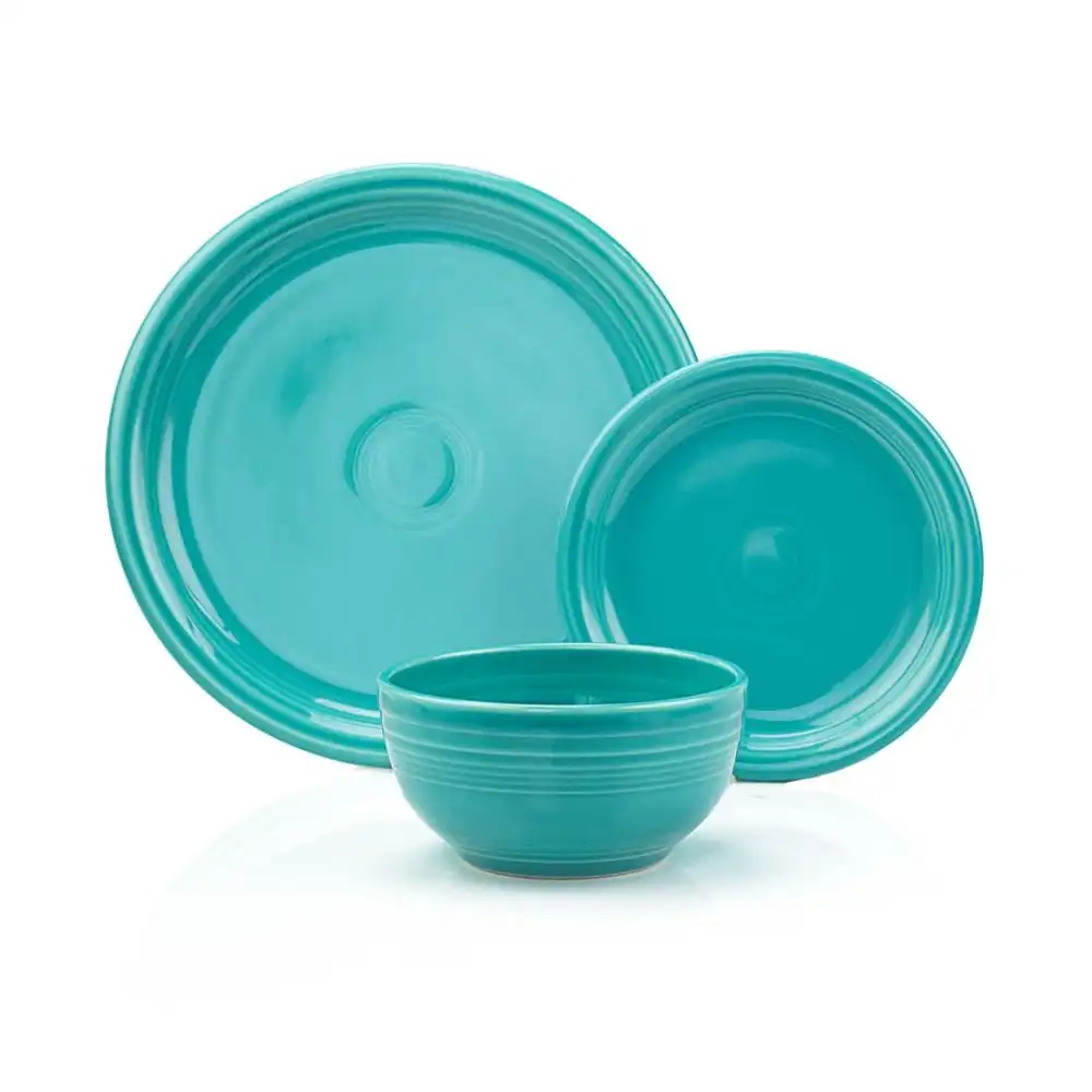 Fiesta® 12-Piece Bistro Coupe Dinnerware Set (Service for 4) | Turquoise