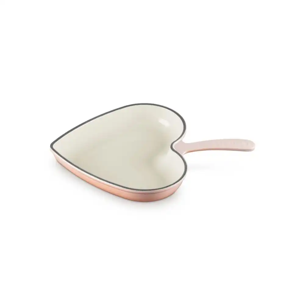 Le Creuset Traditional 10.25" Heart Skillet | Pêche
