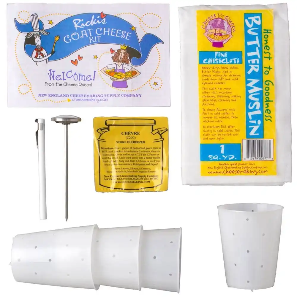 Alternative view of New England CheeseMaking Supply Co. Fresh Goat Cheese Kit