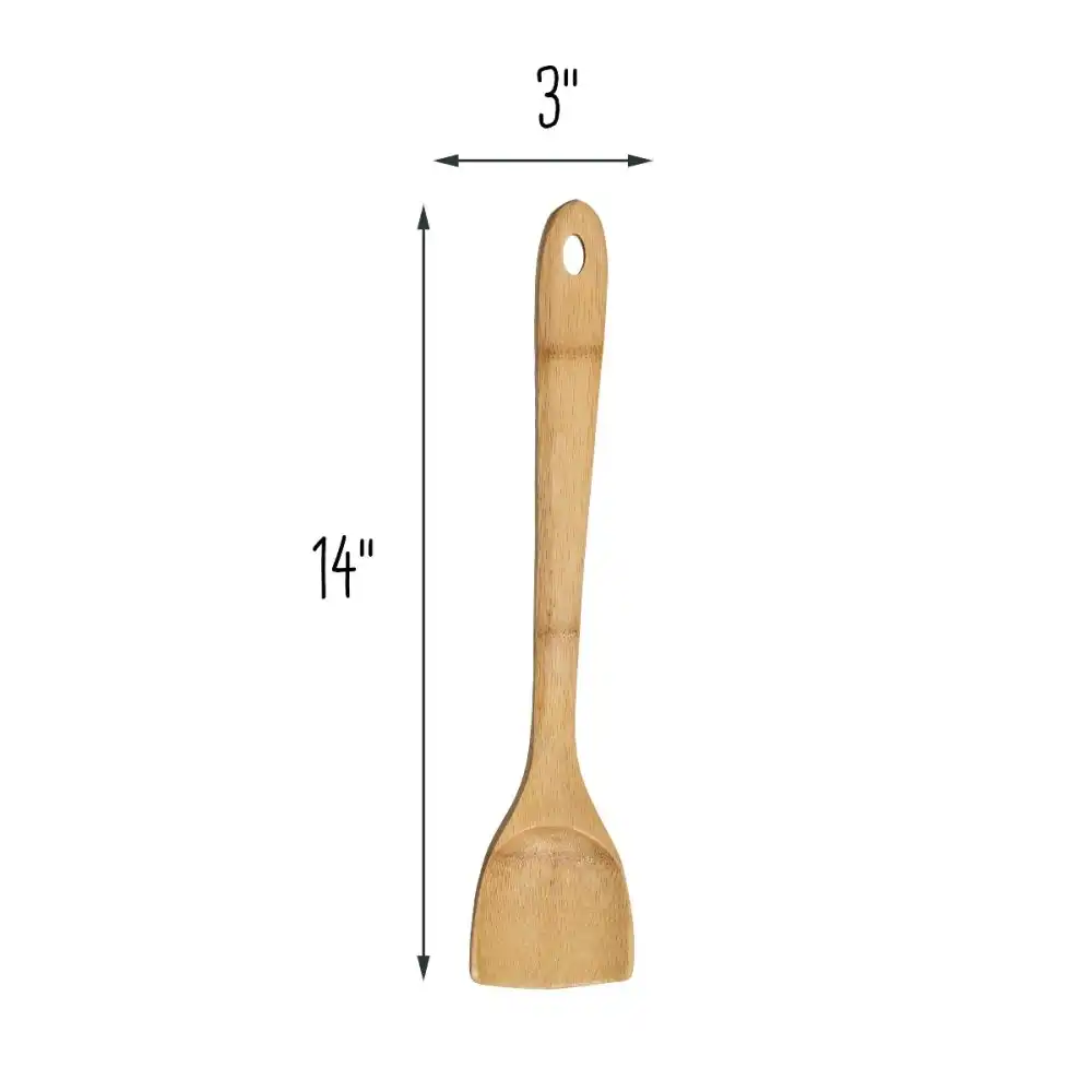 Alternative view of Joyce Chen 14" Burnished Bamboo Stir Fry Spatula
