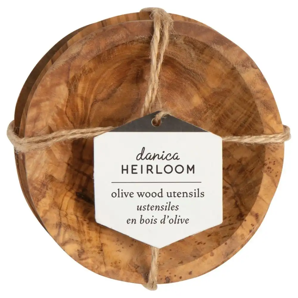 Alternative view of Danica Heirloom 4-Piece 2oz Pinch Bowls | Olive Wood