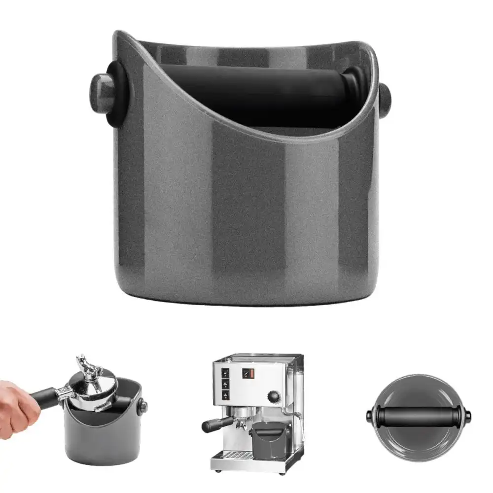 Alternative view of Dreamfarm Grindenstèin Coffee Grounds Collector | Gray