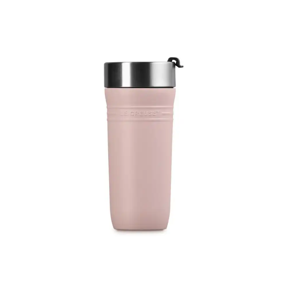 Alternative view of Le Creuset On The Go 12oz Stainless Steel Travel Mug | Shell Pink