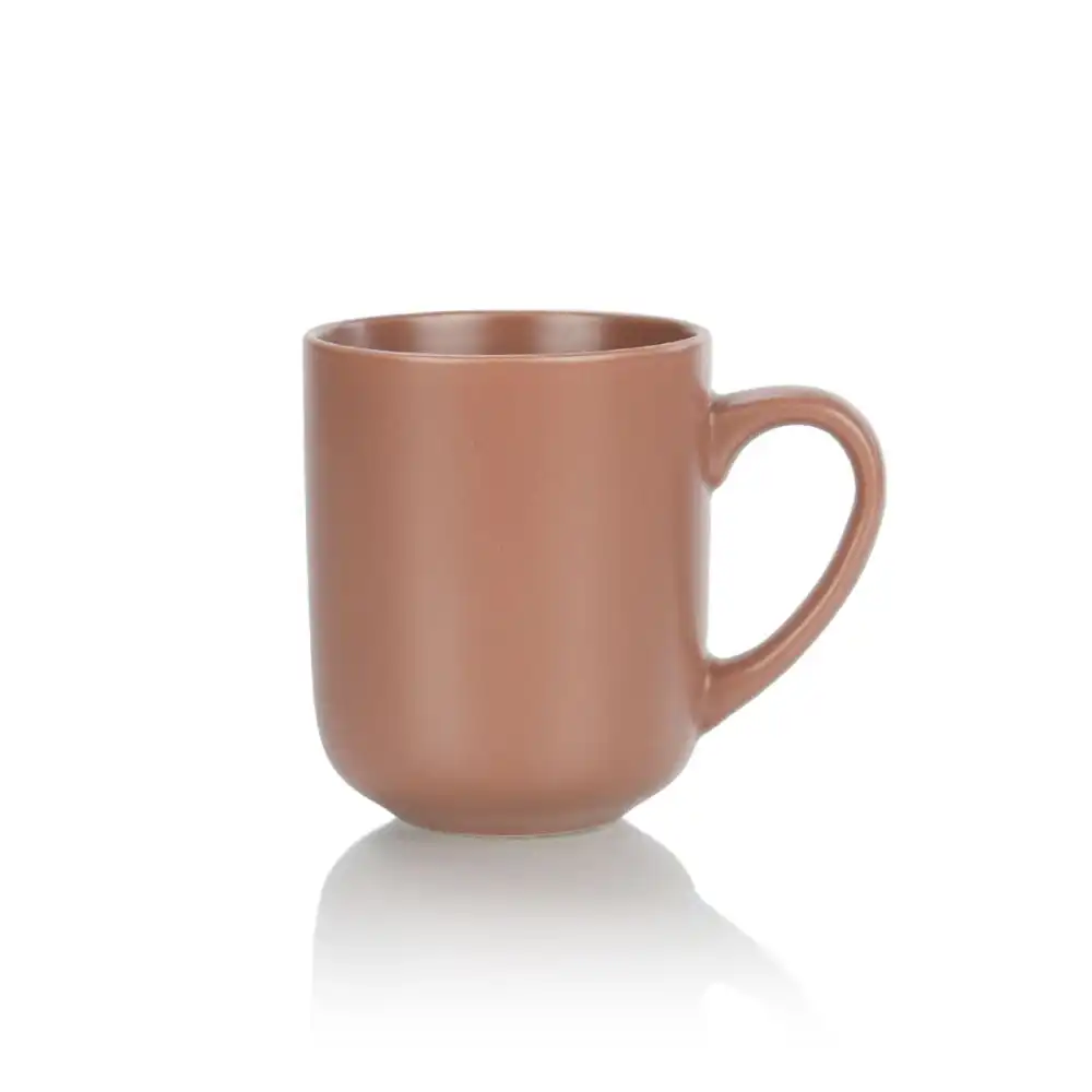 Alternative view of Everything Kitchens Modern Flat 15oz Mugs (Set of 4) | Terracotta
