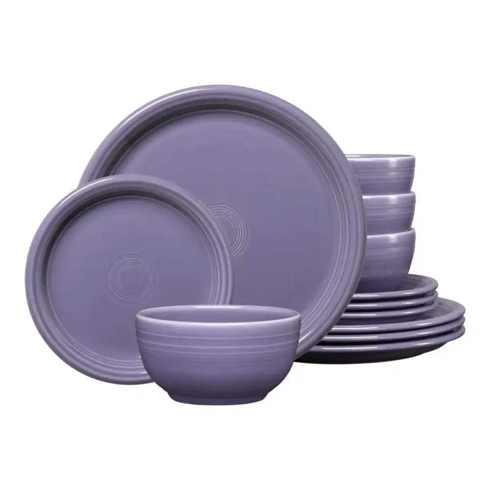 Fiesta® 12-Piece Bistro Coupe Dinnerware Set (Service for 4) | Lavender