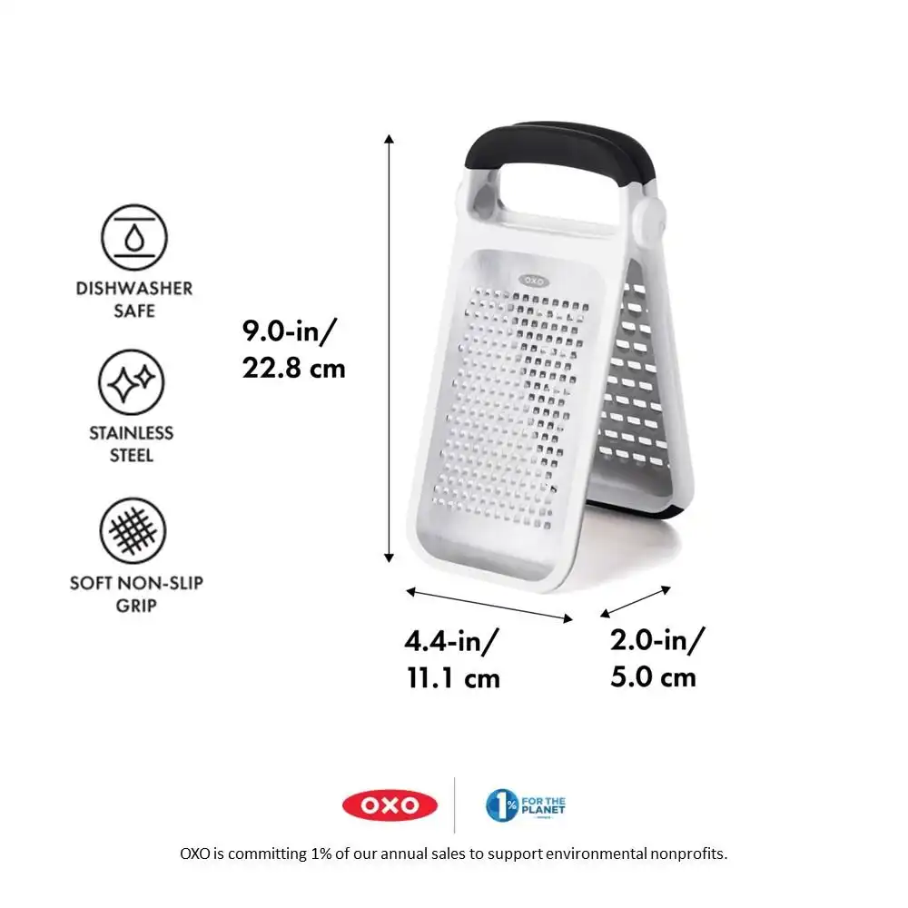 Alternative view of OXO Etched Two-Fold Grater