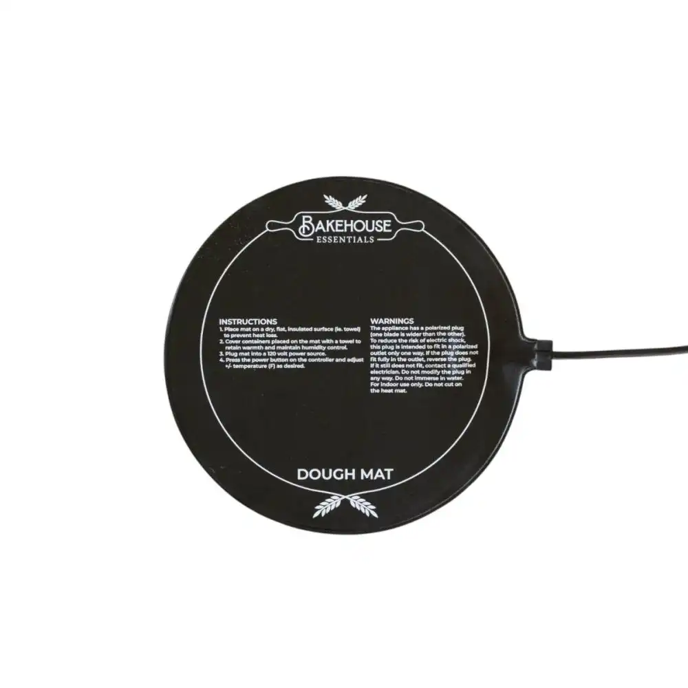 Bakehouse Essentials Heated Proofing 9" Round Dough Mat