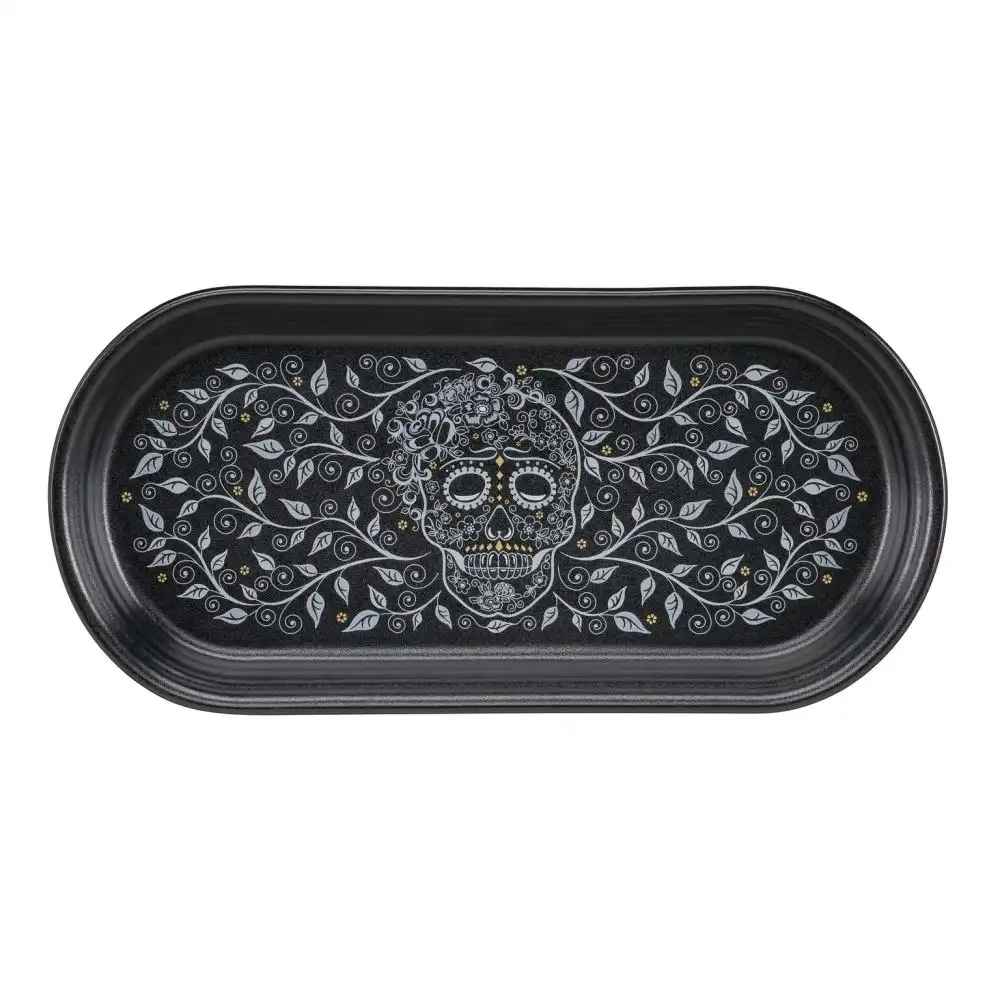 Fiesta® 12" Oblong Serving Platter | Skull and Vine
