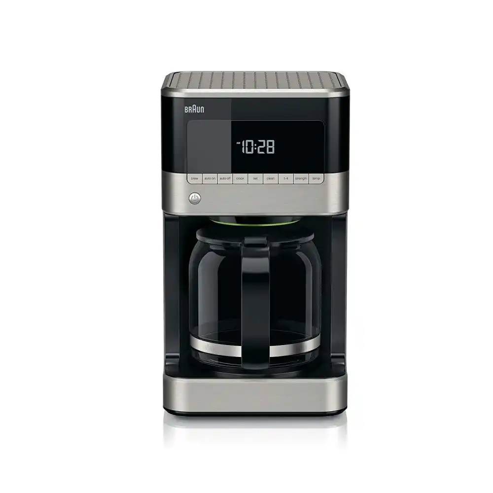 Braun BrewSense 12-Cup Drip Coffee Maker | Black & Stainless