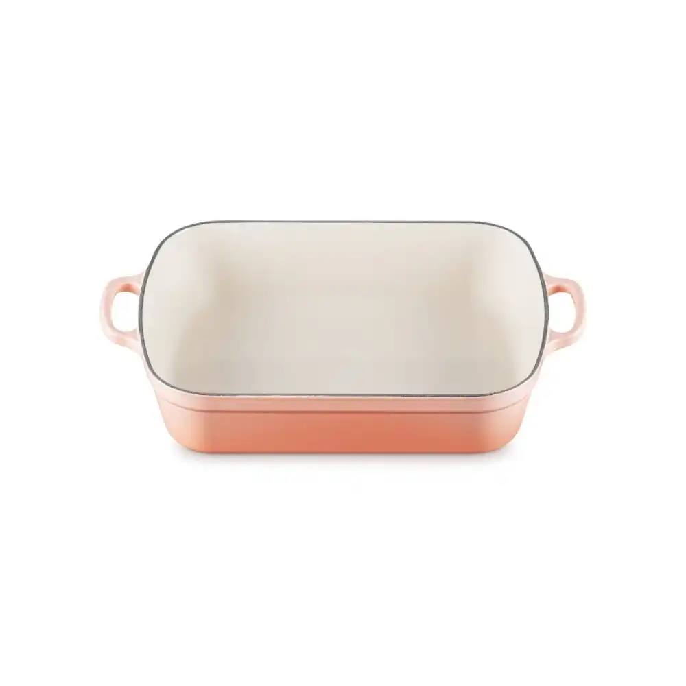 Alternative view of Le Creuset Signature 5.25 Quart Rectangular Roaster | P?che