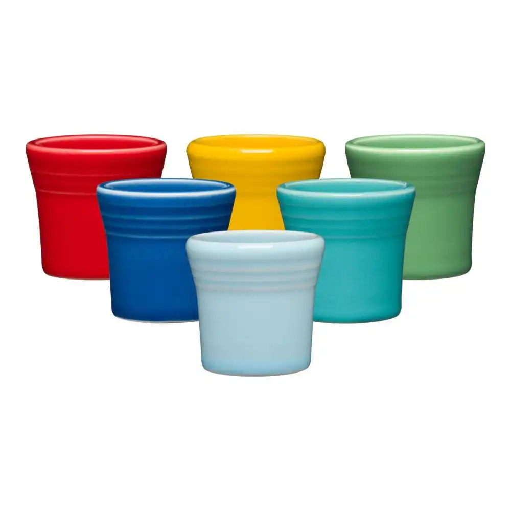 Fiesta® 2oz Ceramic Shot Glass Set (Set of 6) | Vibrant