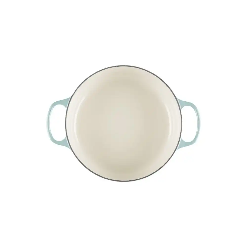 Alternative view of Le Creuset Signature 3.5 Quart Round Wide Oven | Sea Salt