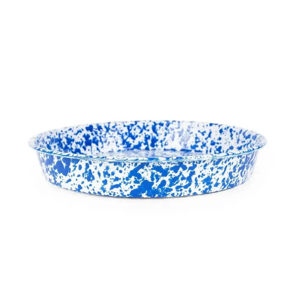 Crow Canyon Deep Dish Pizza Pan | Blue Splatter