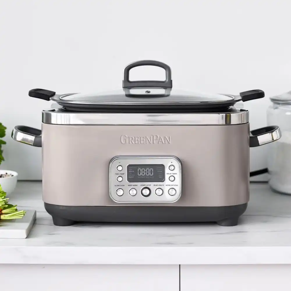 Alternative view of GreenPan Elite 14-in-1 6-Quart Slow Cooker | Clay