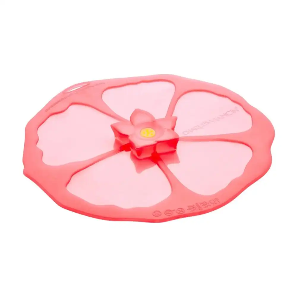 Alternative view of Charles Viancin Hibiscus Silicone Lid | 11"