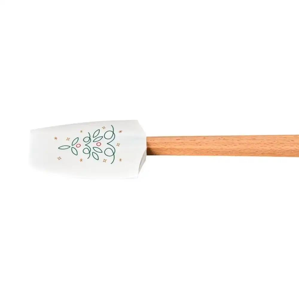 Alternative view of Le Creuset Signature Medium Spatula with Tree Appliqué | White