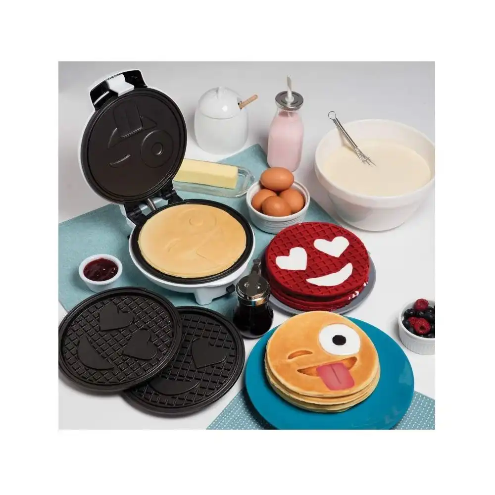 Alternative view of CucinaPro Waffle & Pancake Maker | Emojis