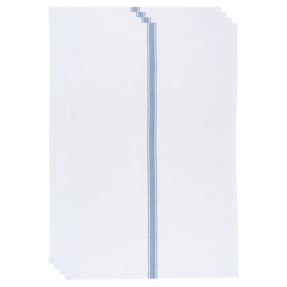 Now Designs by Danica Brooklyn Stripe Dishtowels (Set of 4) | Delft Blue