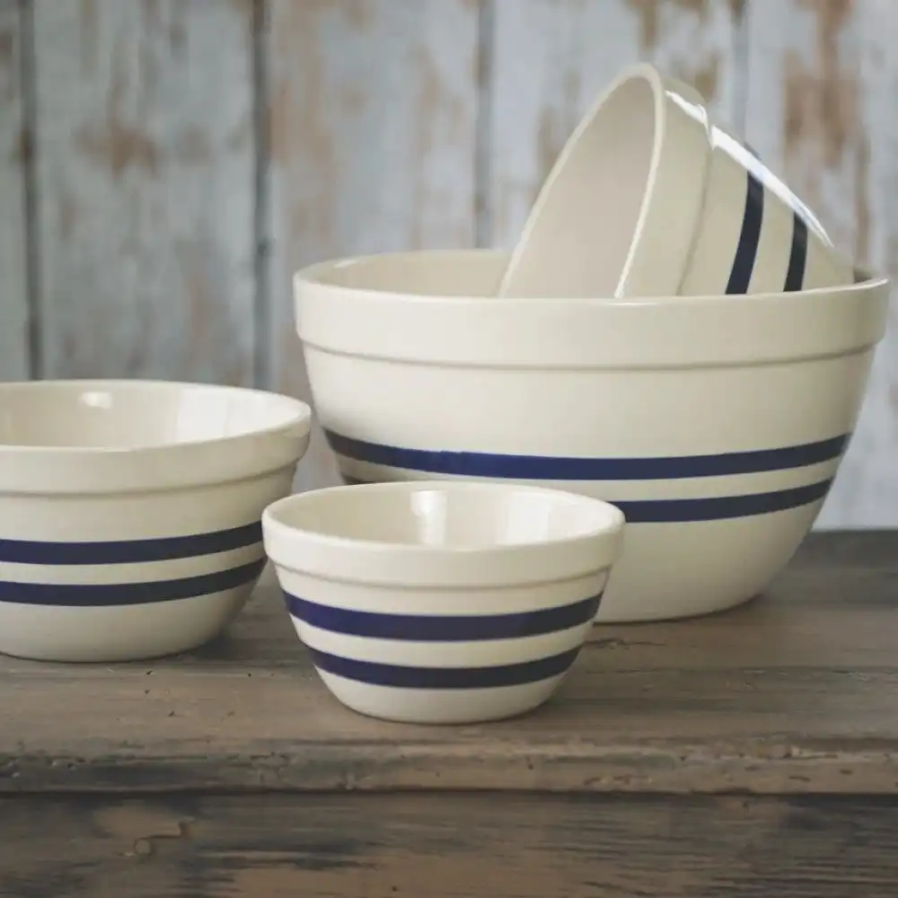 Alternative view of Ohio Stoneware 6" Shoulder Bowl | Blue & Bristol