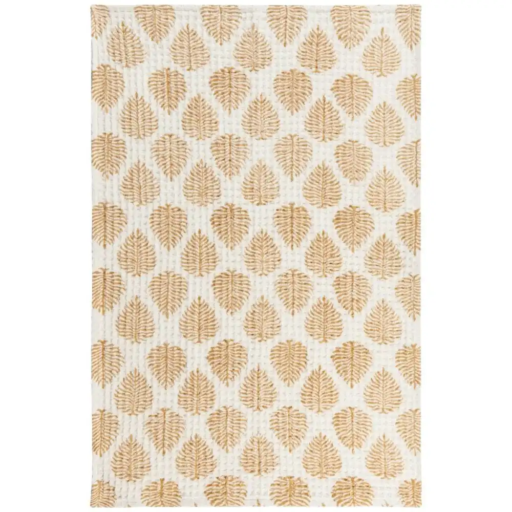 Danica Heirloom Block Print Waffle Dishtowel | Arbor
