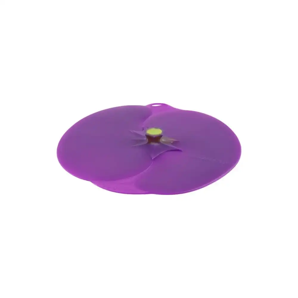 Alternative view of Charles Viancin Eggplant Silicone Lid | 8"
