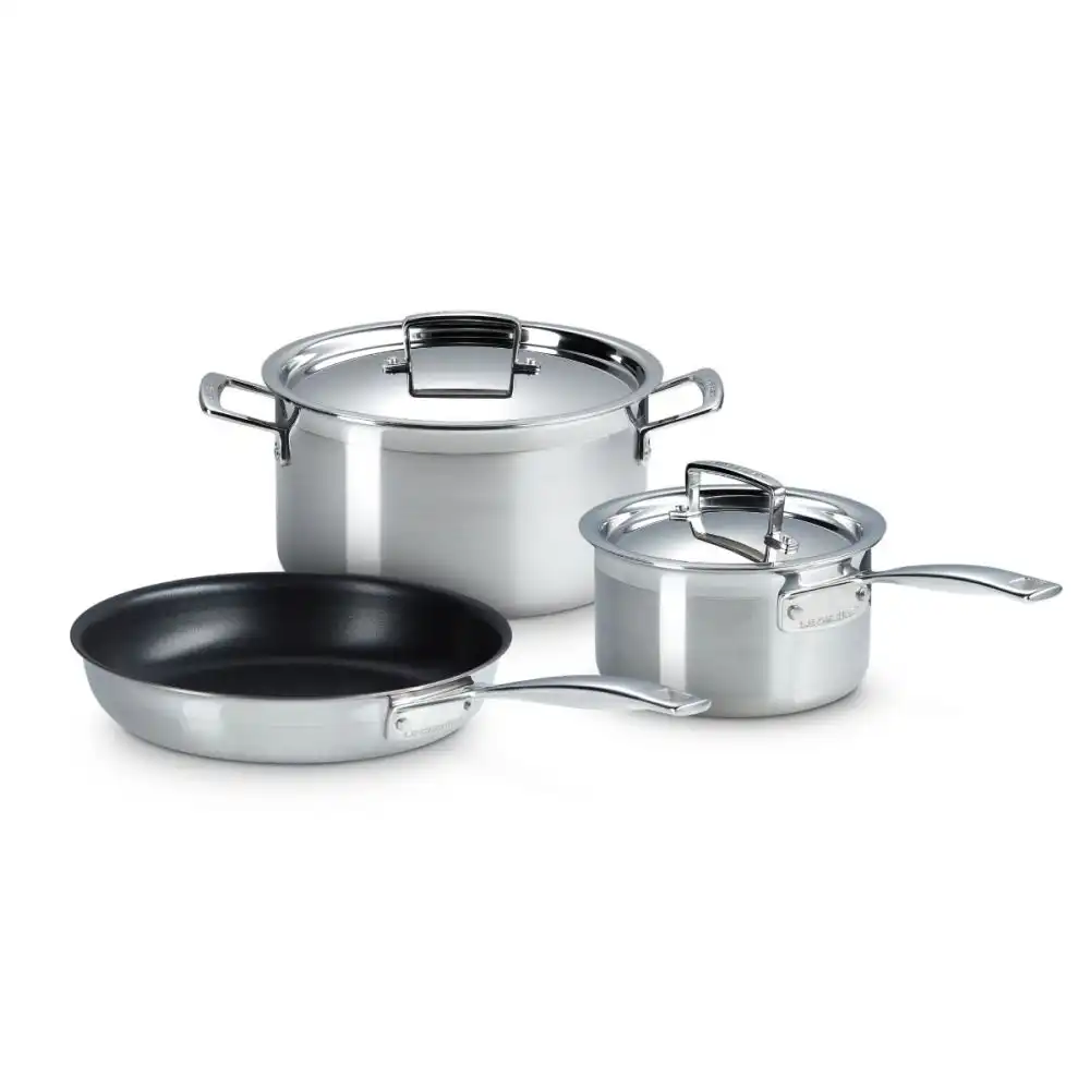 Le Creuset Classic Stainless Steel 5-Piece Cookware Set