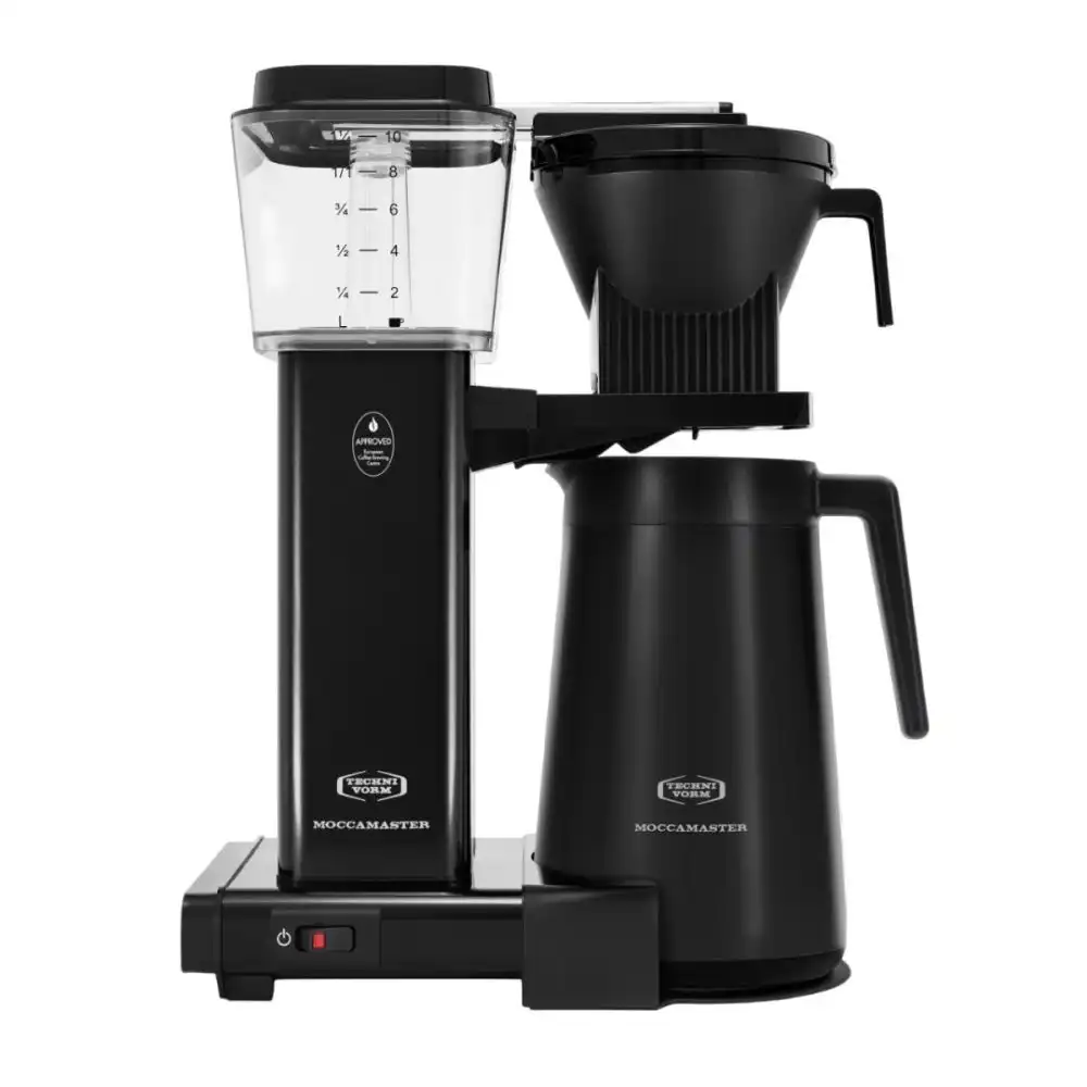 Moccamaster KBGT Automatic Drip-Stop Coffee Maker (40 oz Thermal Carafe) | Midnight