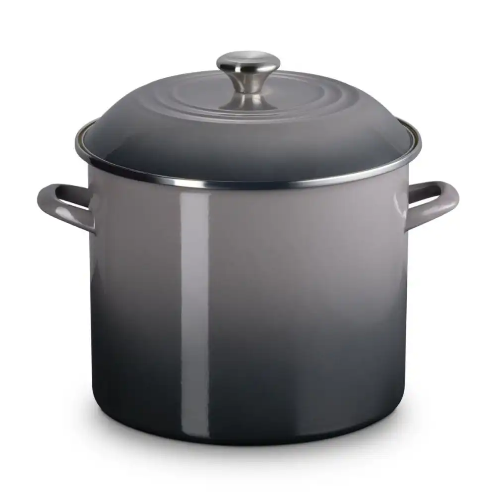 Alternative view of Le Creuset 16 Qt. Enamel On Steel Stockpot with Stainless Steel Knob | Oyster