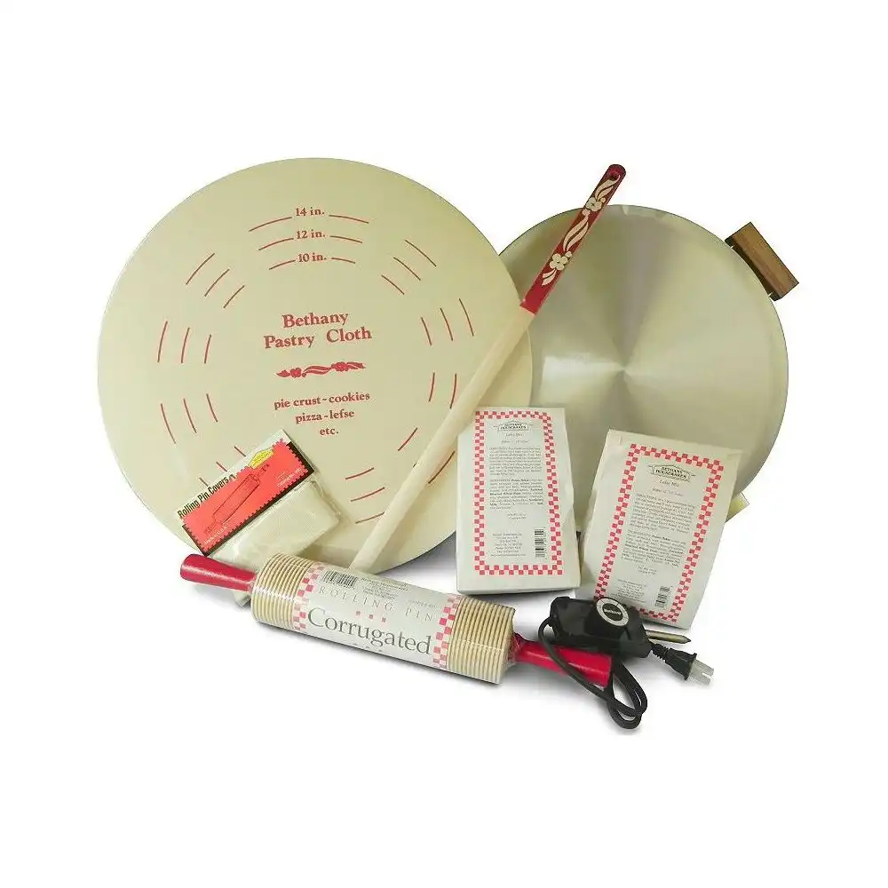 Alternative view of Bethany Housewares Aluminum Lefse Griddle + Starter Kit