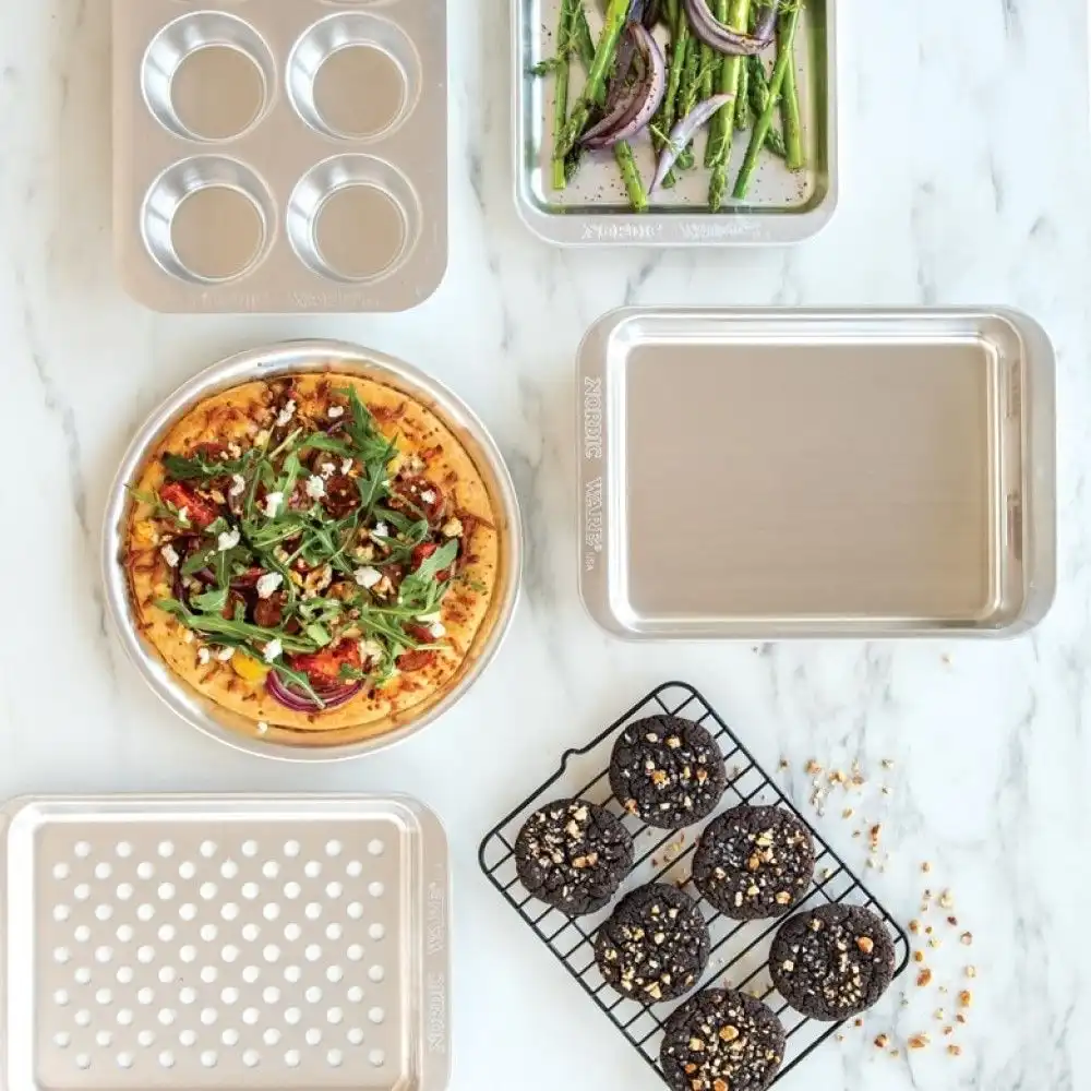 Alternative view of Nordic Ware 6 Cavity Compact Muffin Pan
