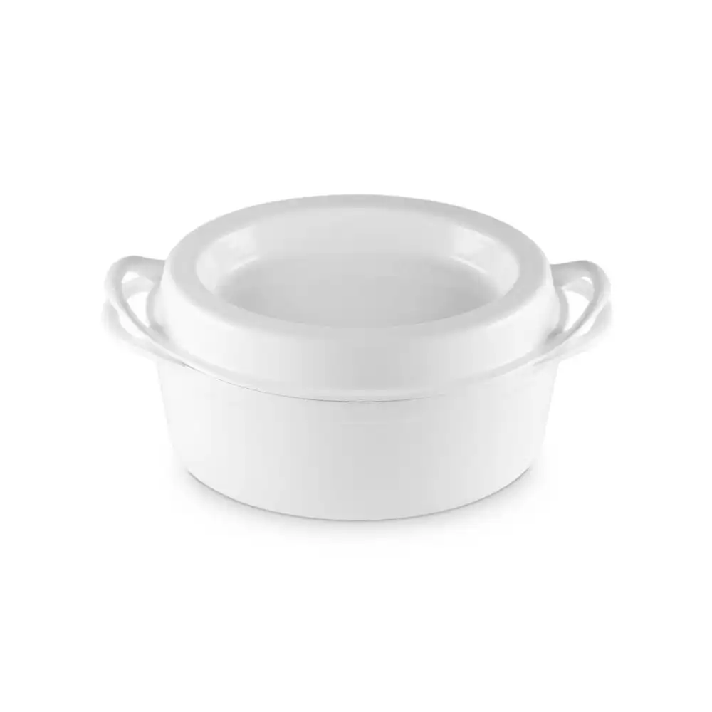 Le Creuset 7.25 Qt. Traditional Oval Doufeu | White