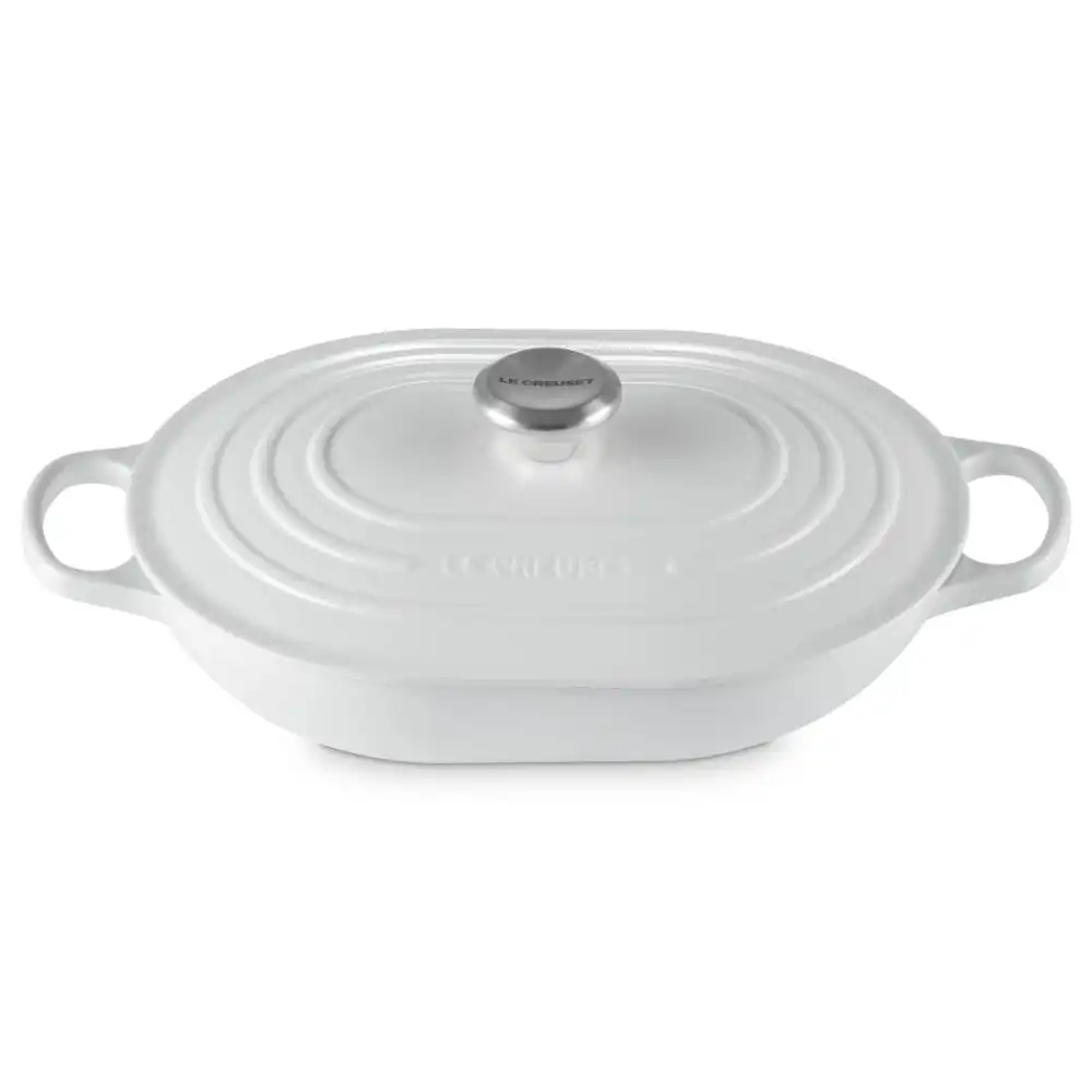 Le Creuset Signature 3.75 Qt. Oval Casserole | White