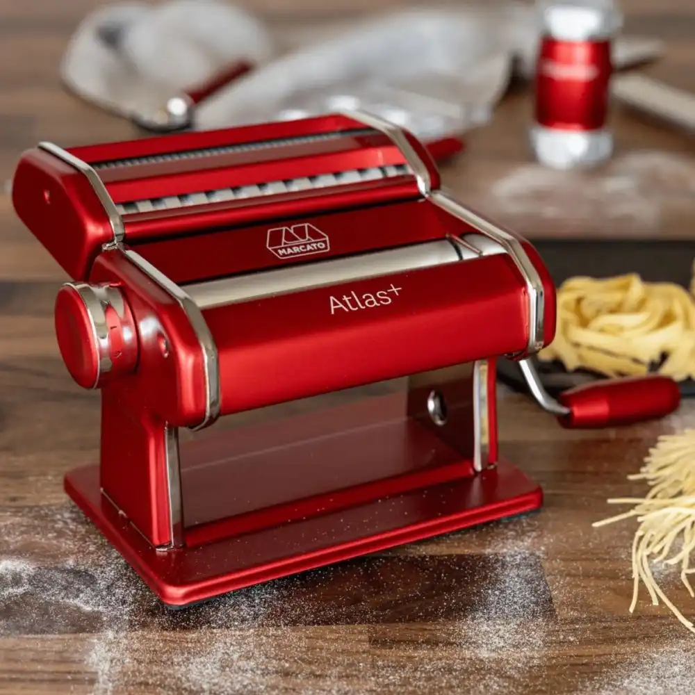 Alternative view of Marcato Atlas 150+ Pasta Machine | Red