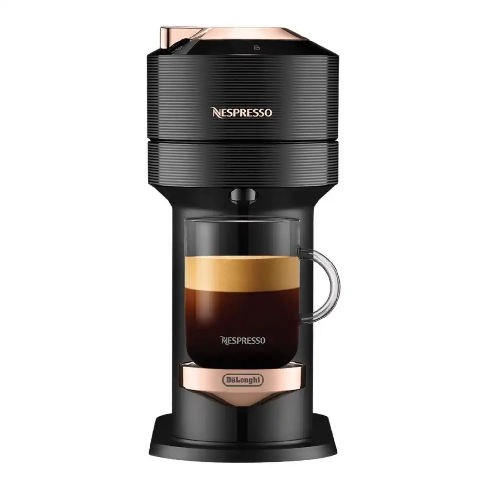 Alternative view of Nespresso Vertuo Next Premium Coffee & Espresso Machine with Aeroccino by De'Longhi | Black Rose Gold