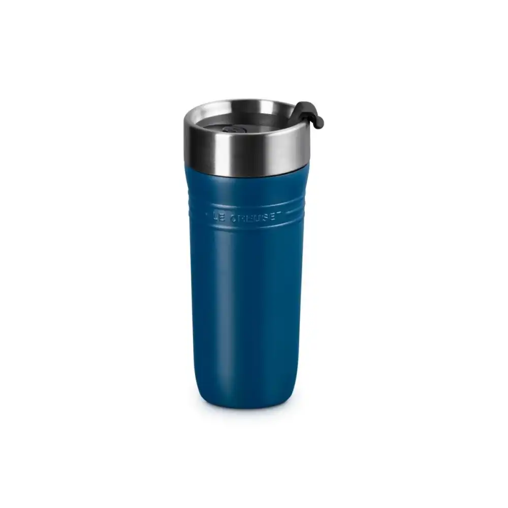 Le Creuset On The Go 12oz Stainless Steel Travel Mug | Deep Teal
