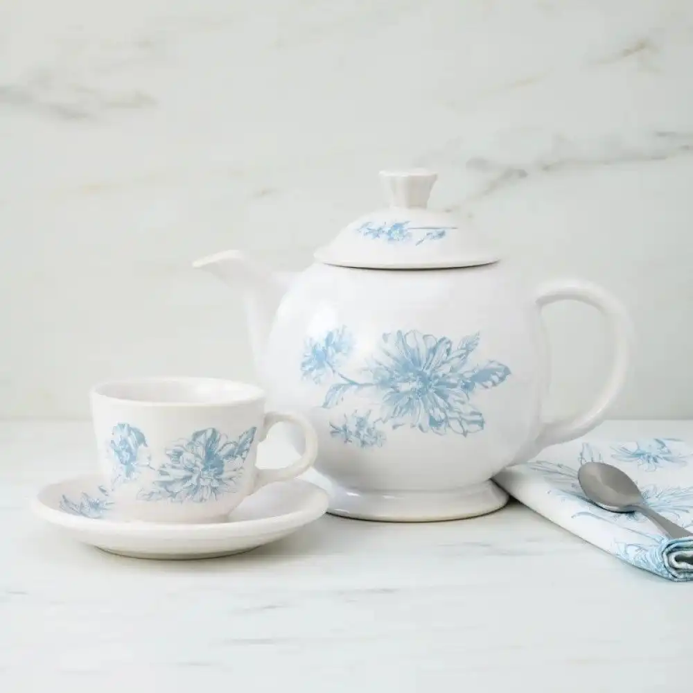 Alternative view of Fiesta® 44oz Covered Teapot | Botanical Floral