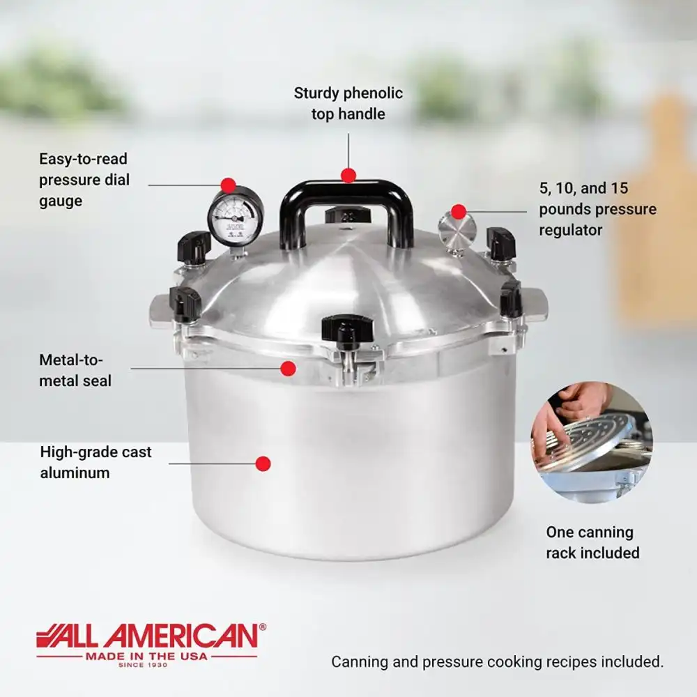 Alternative view of All American 1930 No. 915 Pressure Canner & Cooker | 15.5-Quart