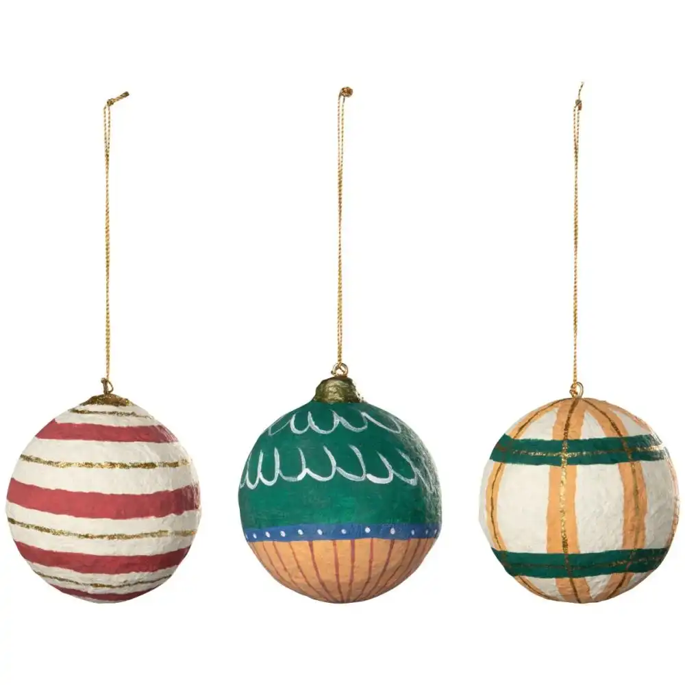 Danica Jubilee Christmas Bauble Mache Ornament | Assorted Styles