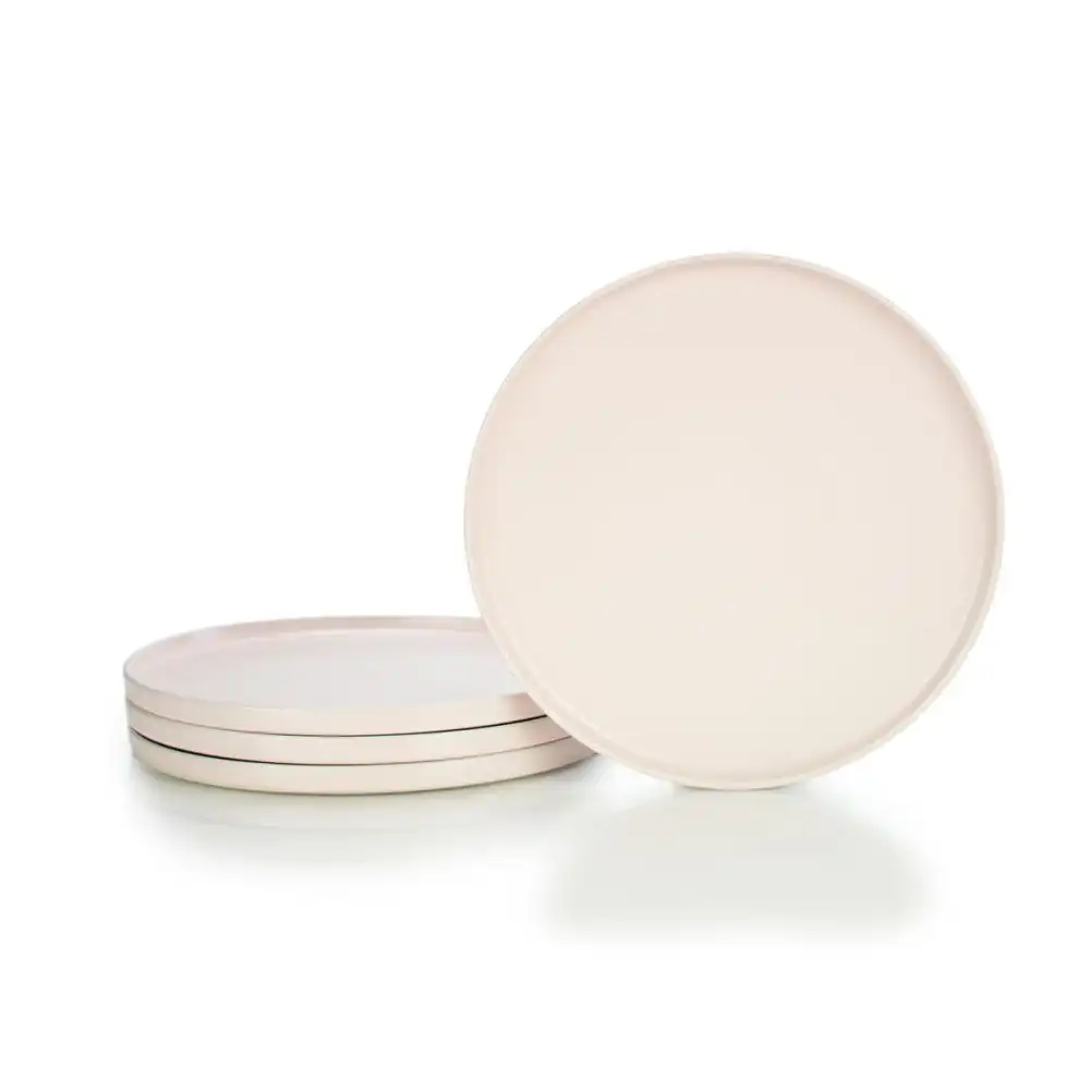 Alternative view of Everything Kitchens Modern Flat 12-Piece Dinnerware Set | Soft Pink