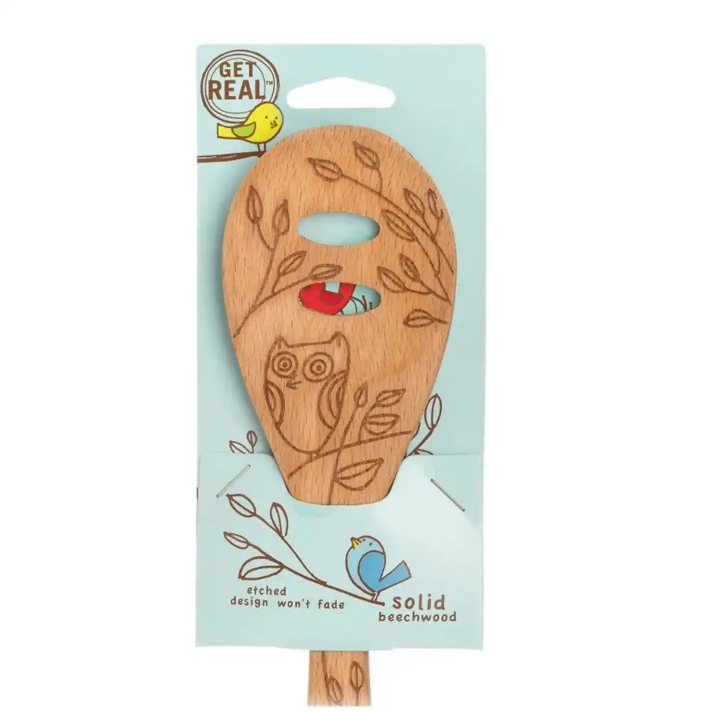 Alternative view of Beechwood 12" Slotted Spoon - Nature Collection by Talisman Designs